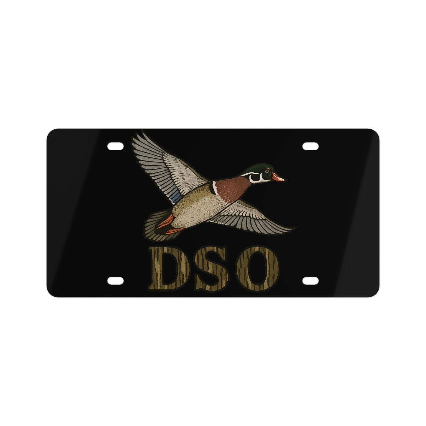 DSO Duck-Themed License Plate