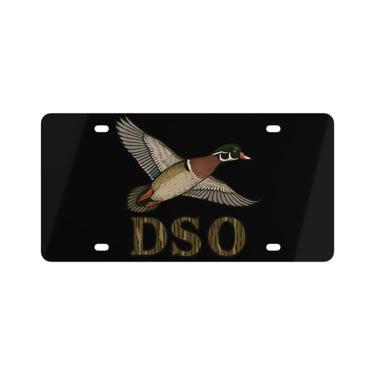 DSO Duck-Themed License Plate
